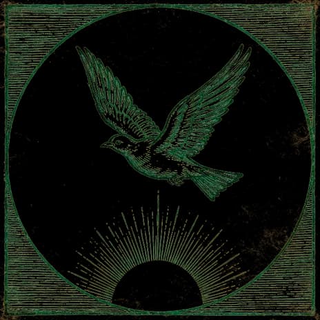 An engraved almanac emblem for the angel number 555
