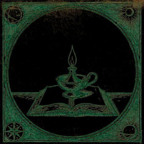 An engraved almanac emblem for the angel number 717